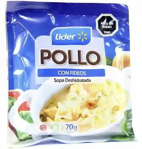 Sopa Deshidratada Pollo Con Fideos Líder