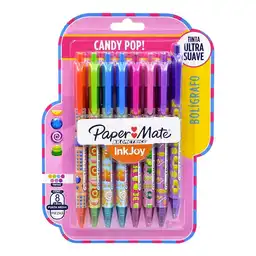 Paper Mate Bolígrafo Kilométrico Candy Pop Tinta Ultra Suave