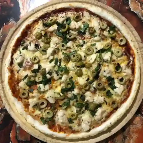 Pizza con Pollo Pesto 34 Cm