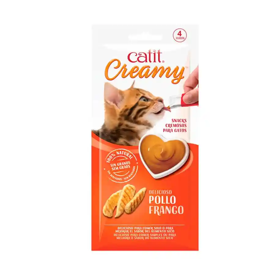 Catit Creamy Pollo 90 Grs