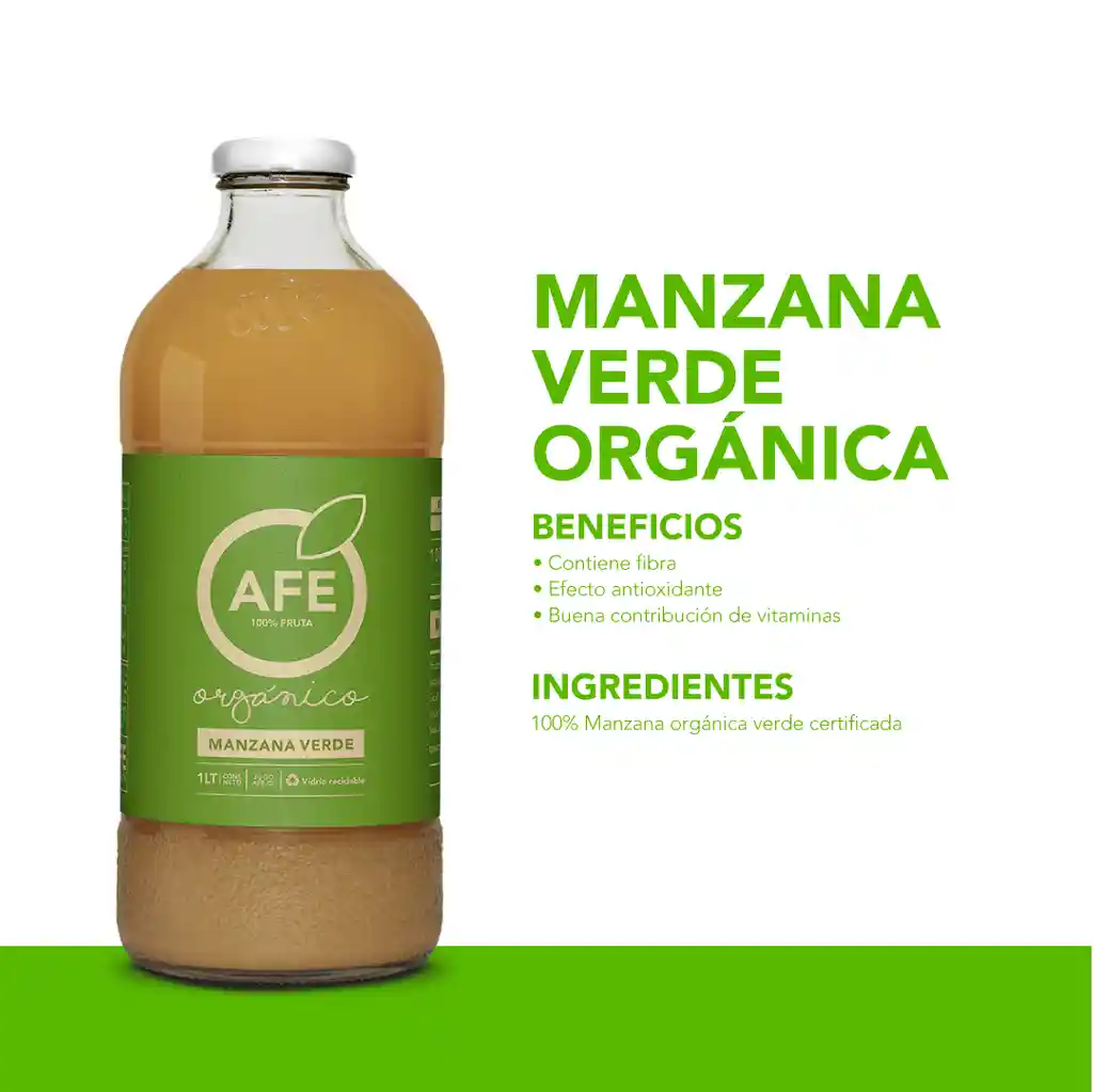 AFE Jugo Manzana Verde Organico