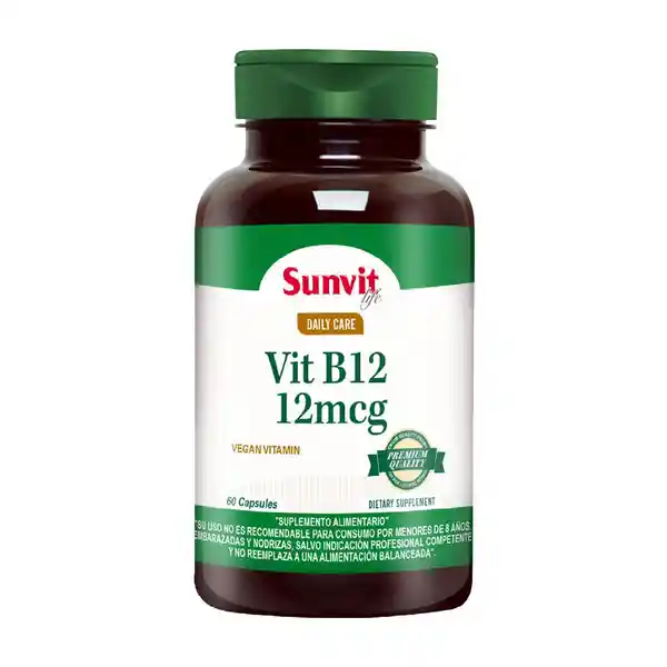 Sunvit Life Vitamin B12 (12 mcg)
