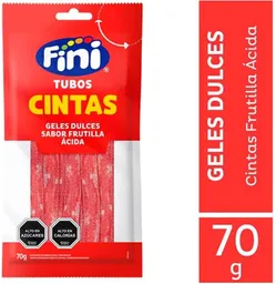 Fini Gomita Tubo Cinta Frutilla Ácida