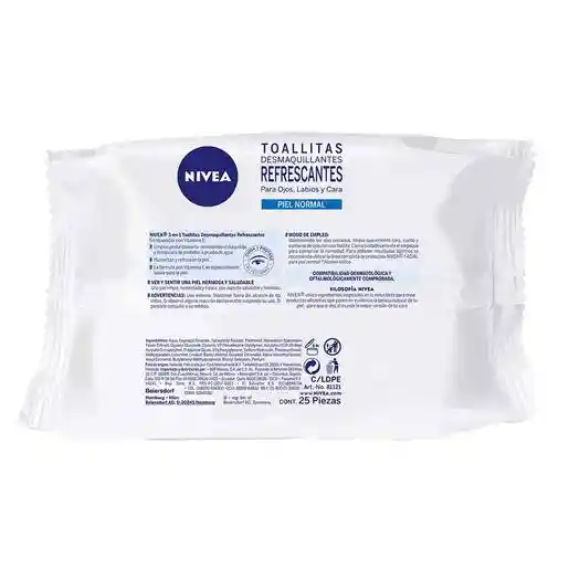 Nivea Toallitas Desmaquillantes Refrescantes