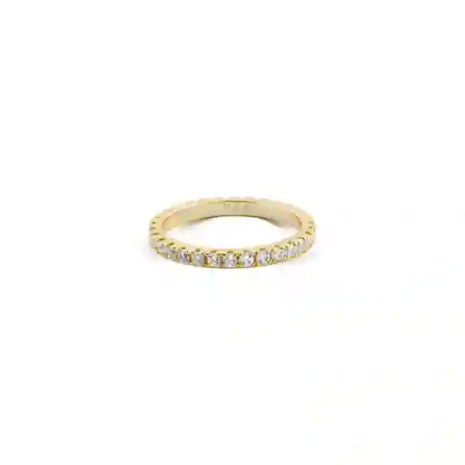 Anillo Cintillo Baño de Oro Talla 8 Noa Joyas