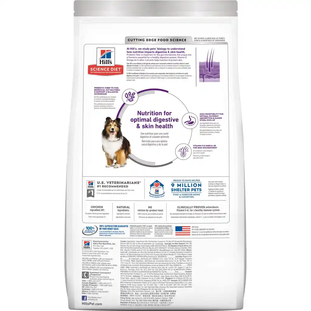 Hill's Science Alimento Para Perro Sensitive Stomach y Skin