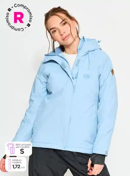 Rescue Chaqueta Wally Mujer Celeste L FW25