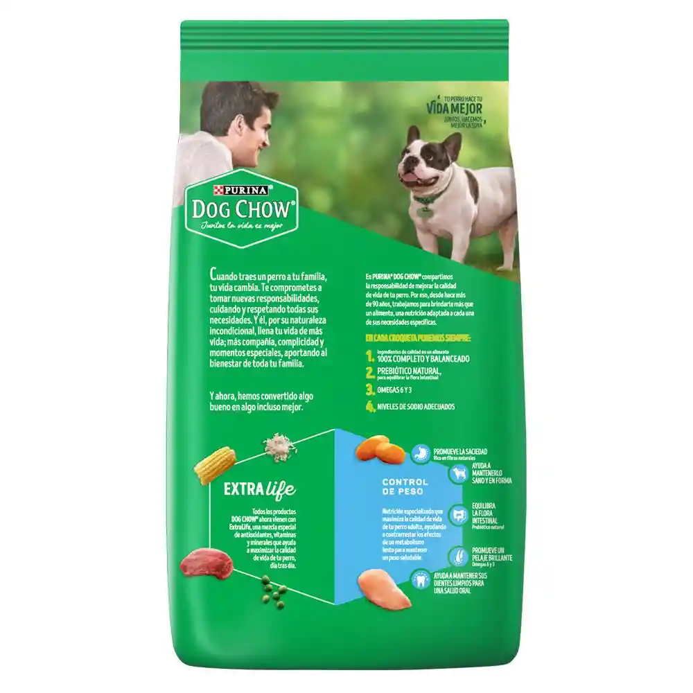 Dog Chow Alimento Seco para Perro Sano y en Forma