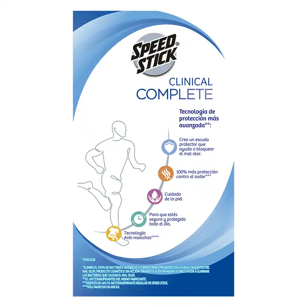 Speed Stick Desodorante Clinical Complet Dry Barra