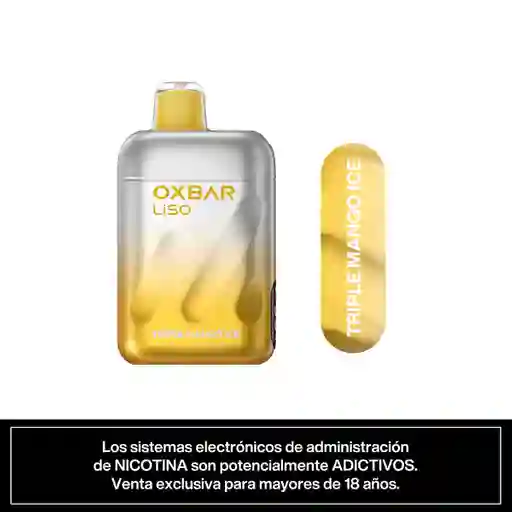 Oxbar Vaper Liso Triple Mango Ice 28000 Puffs 4.5%