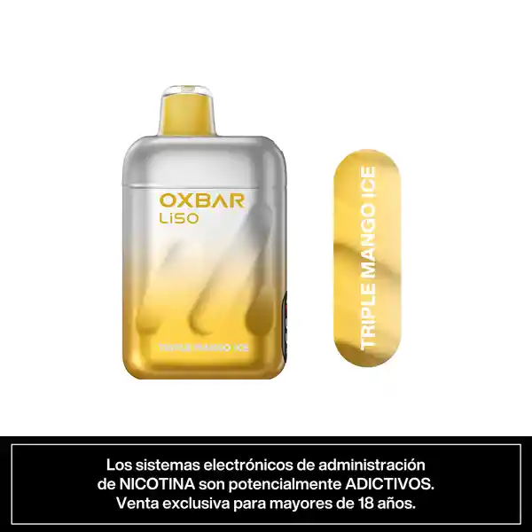 Oxbar Vaper Liso Triple Mango Ice 28000 Puffs 4.5%