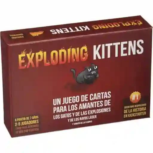 Exploding Kittens Juego De Mesa Gatito Explosivo