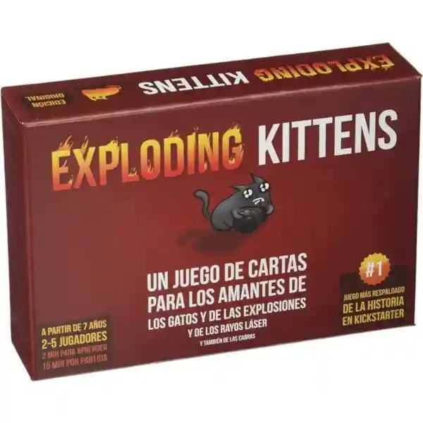 Exploding Kittens Juego De Mesa Gatito Explosivo