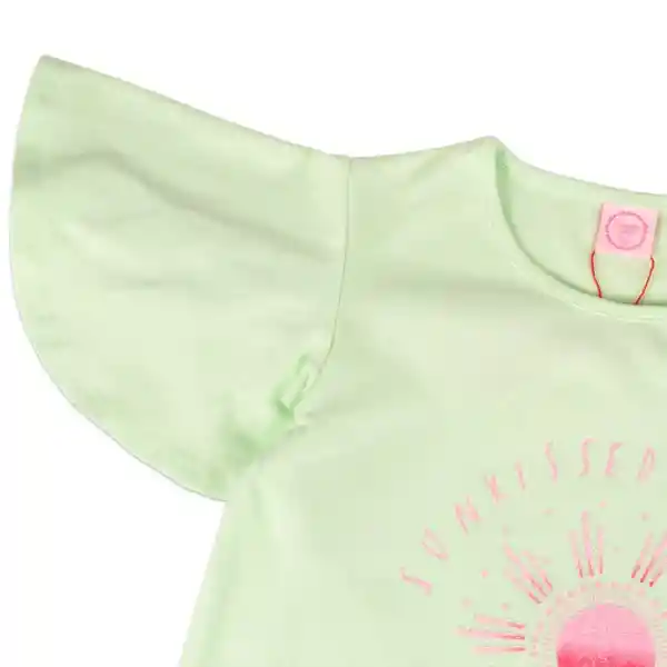 Polera Niña Verde Pillín Talla 10 A