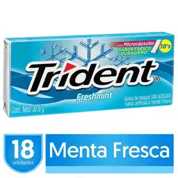 Trident Goma de Mascar con Sabor a Menta Freshmint
