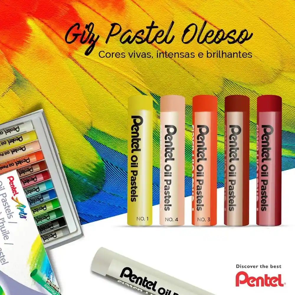 Pentel Lapices Oil Pastels