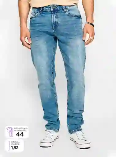 Index Jean Devil Slim Noos Azul Claro 44