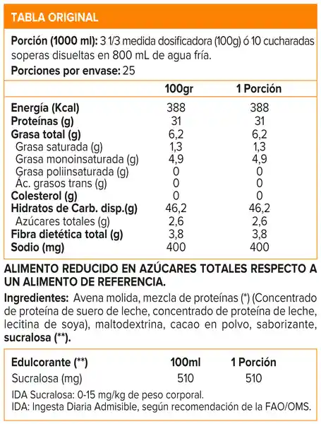 My Protein Proteína Impact Whey Gainer Vainilla