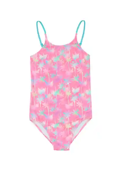 Traje de Baño Holiday Girls Rosado Talla 02 - 356