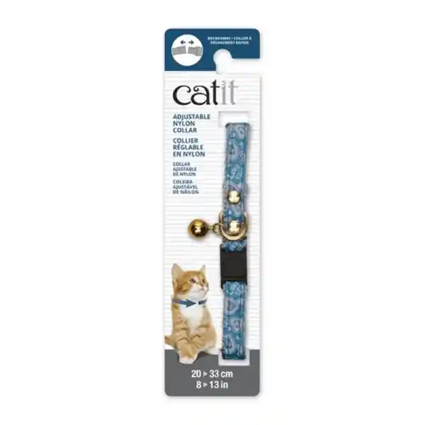 Cat it Collar Ajustable Celeste Celeste