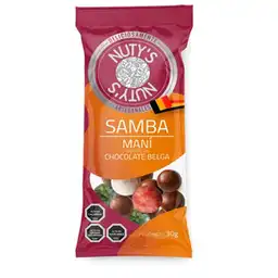 Nutys Maní Bañado en Chocolate Belga