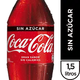 Coca-Cola Sin Azúcar 1,5 Lts