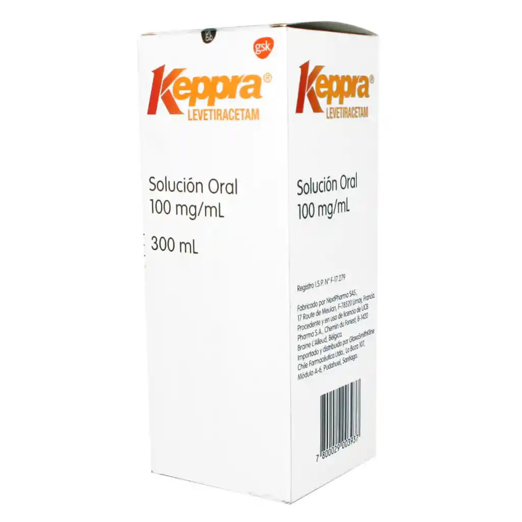 Keppra Anticonvulsivantes Sol.oral100mg.300m