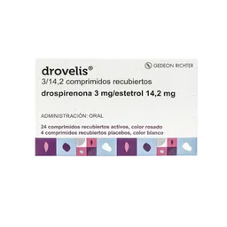 Drovelis (3 mg/ 14.2 mg)