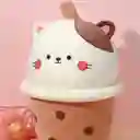 Peluche Gato Milk Tea Felpa Miniso