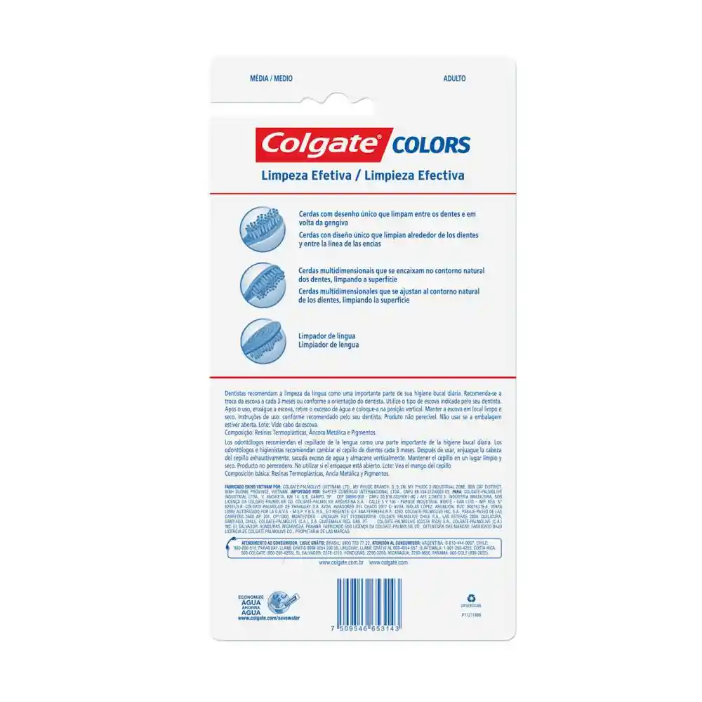Colgate Cepillo Dental Colores Familiar