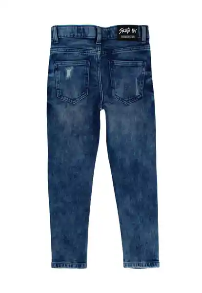 Jean Kids Straight Liberty 246 Niño Azul Talla 4 Años Ficcus