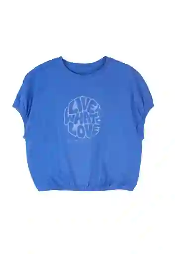 Polera Hombre Caído Spirit jr Niña Lavanda Talla 08 - 388