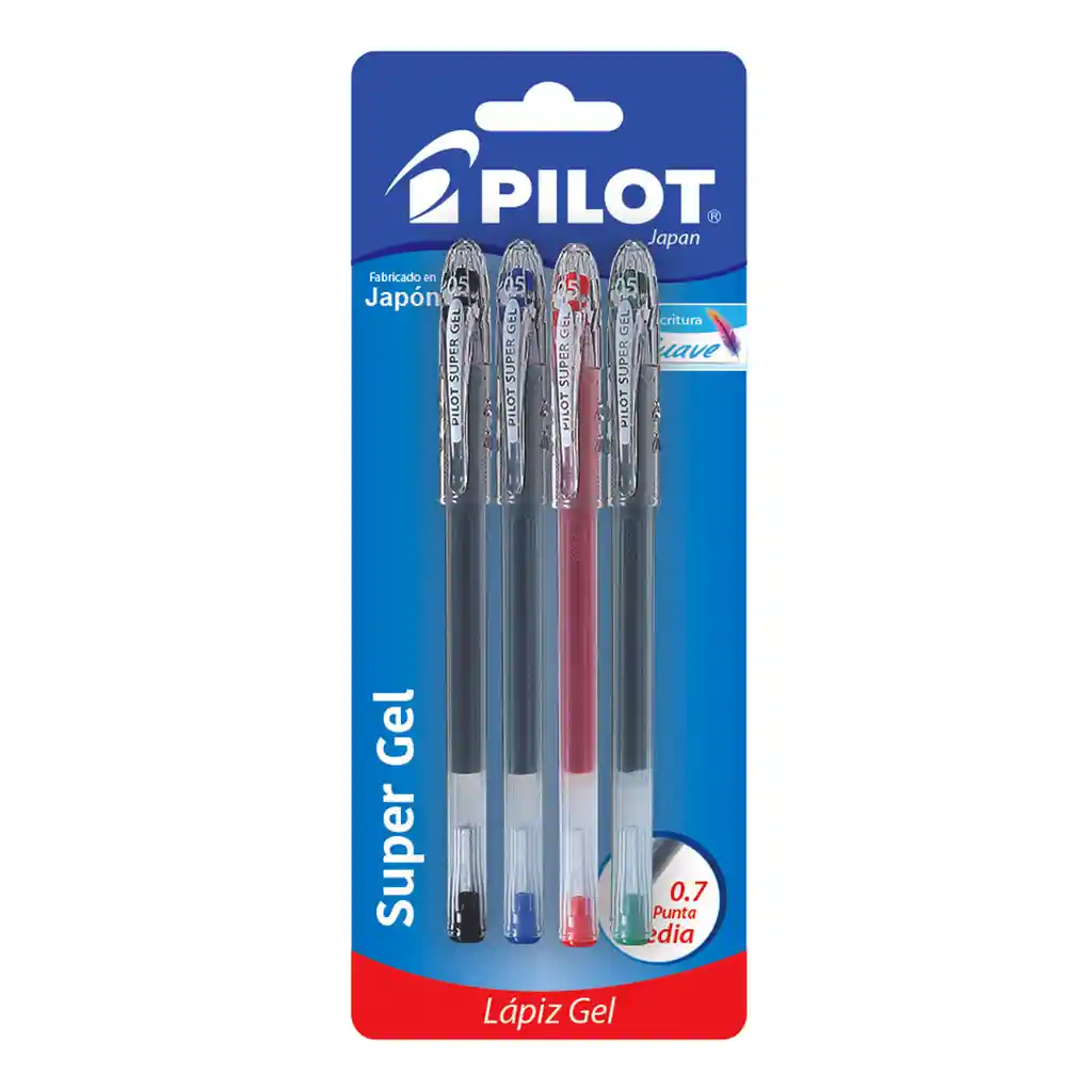 Pilot Lapiz Super Gel N+A+R+V 0.5