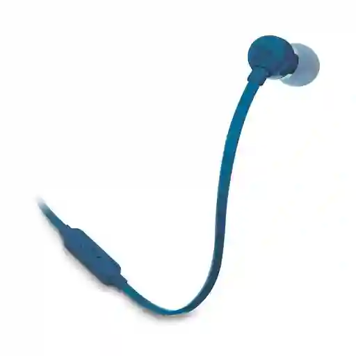 Jbl Audífonos T110 Azul In Ear Headphones Con Microfono