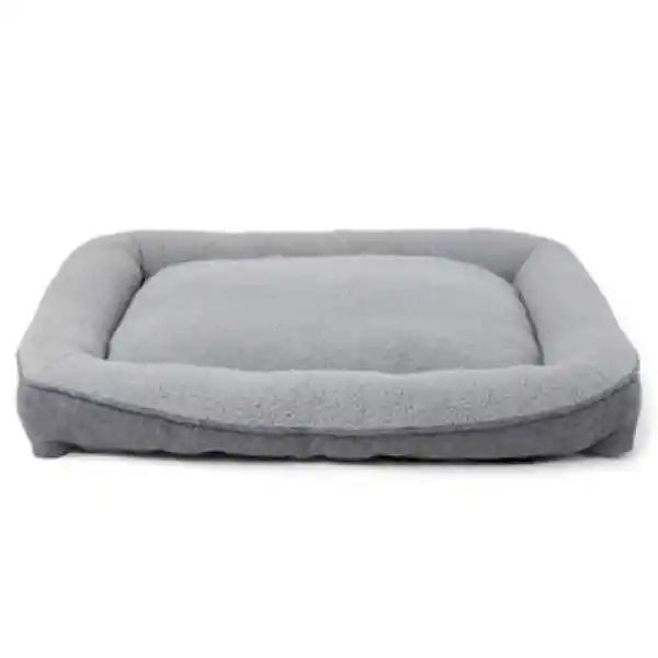 Everyyay Cama Rectangular Con Bordes Elevados Perro Gris