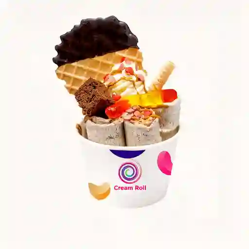 Helado Brownie con Dulce de Leche