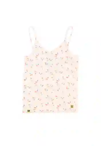 Top Teens Estampada Essence Niña Rosa Claro Talla 16/L - 531