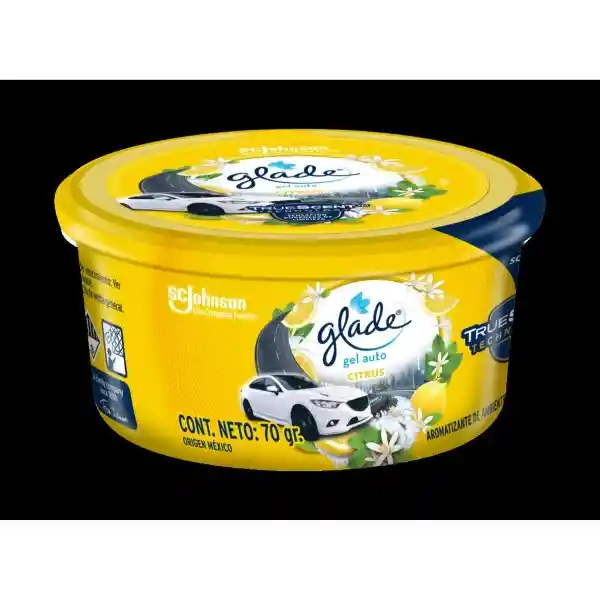 Aromatizante Glade Mini Gel Auto Citrus 70gr