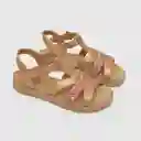 Sandalias Étnica de Niña Camel Talla 34 Colloky