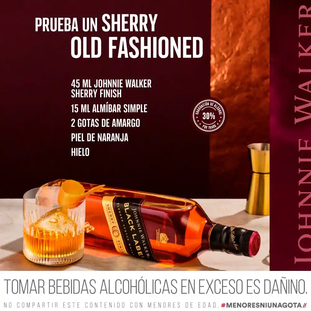 Johnnie Walker Whisky Black Label Sherry Finish
