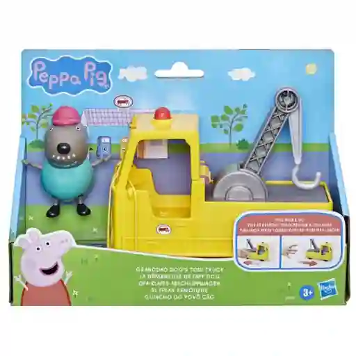 Peppa Pig Juguete Remolque Del Abuelo Perro