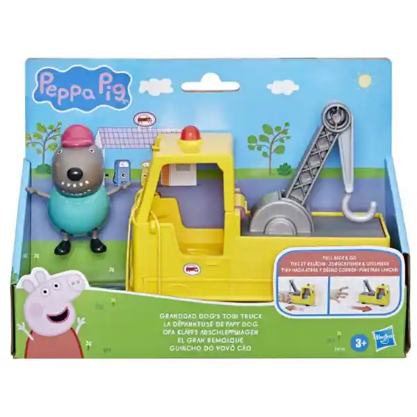 Peppa Pig Juguete Remolque Del Abuelo Perro