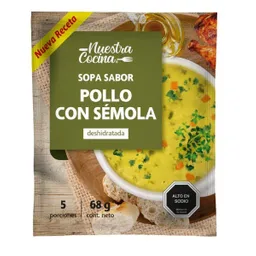 Nuestra Cocina Sopa Pollo Sémola