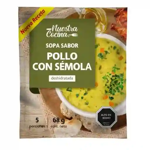 Nuestra Cocina Sopa Pollo Sémola