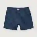 Short Buzo Esencial Niño Azul Talla 6M Opaline