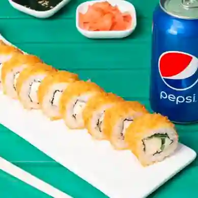 2 Rolls T.chicken Cheese + Bebida Lata