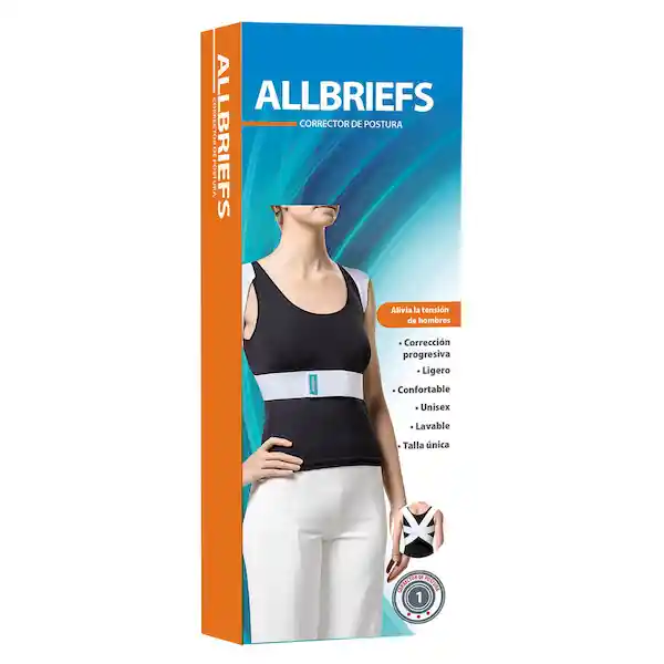 Allbriefs Corrector de Postura Regulable