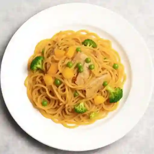 Tallarines con Cerdo