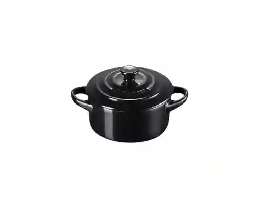 Ollita Mini Cocotte Redonda Negro Brillante 250 mL Le Creuset