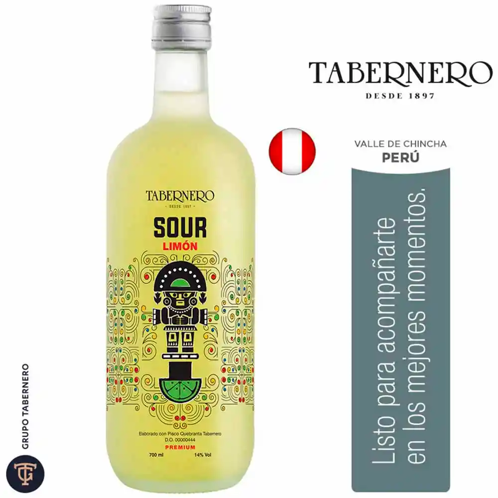 Tabernero Cóctel Sour Limón 14°